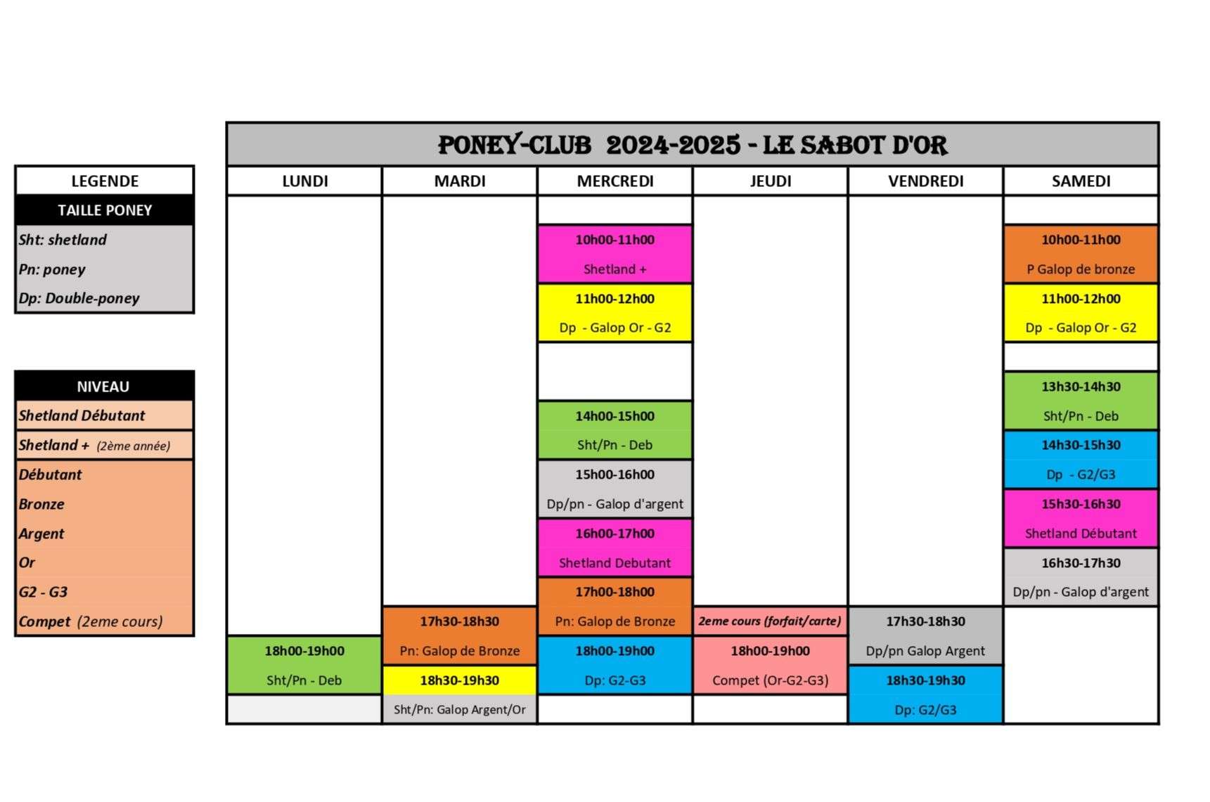 Demo Arthur inscription rentrée 2024/2025 + planning